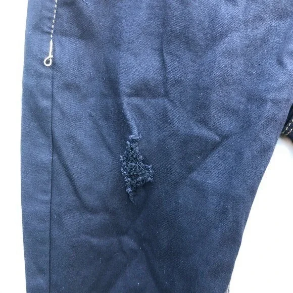 OTB Women's Black Stitch Rip Slim Straight Size 3 - Picture 6 of 9